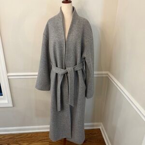 MDRN Wool Full length belted coat- Size XS/S